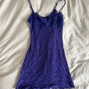 Realisation Par Royal Blue Lace Slip